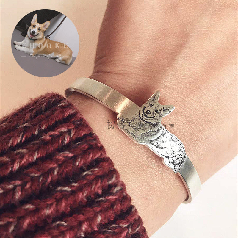 Amara Custom Pet Portrait Bangle
