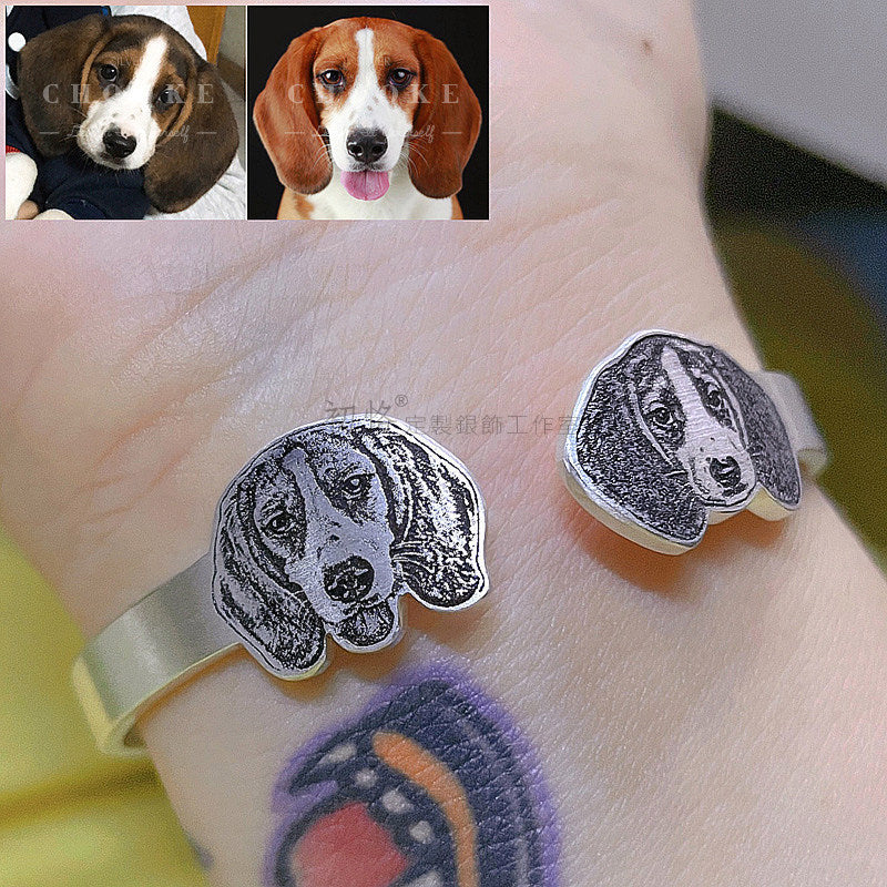 Amara Custom Pet Portrait Bangle