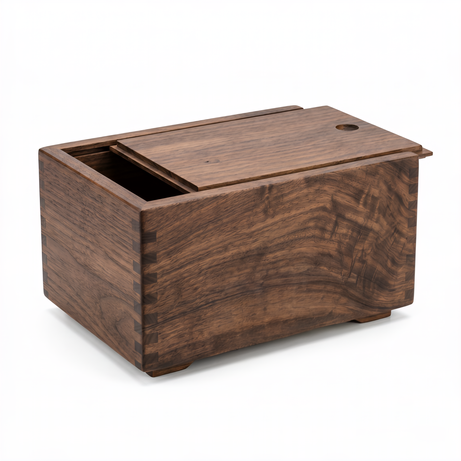 Black Walnut Serenity Hollow Walnut Pet Memorial Box