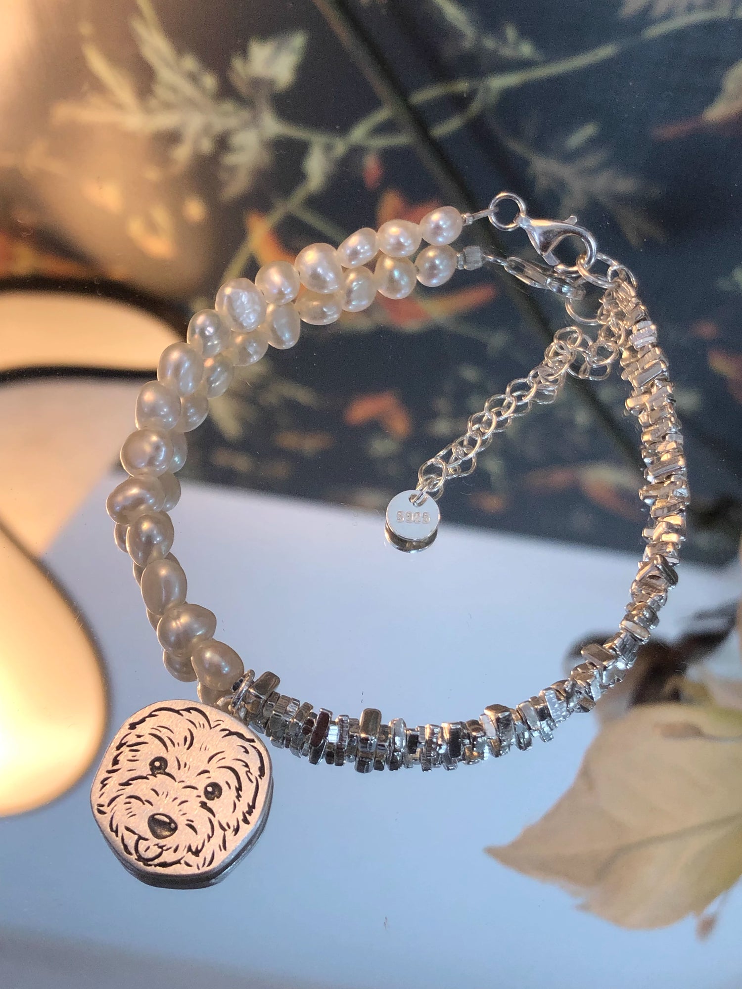 Lovelle Custom Pet Portrait Charm Bracelet