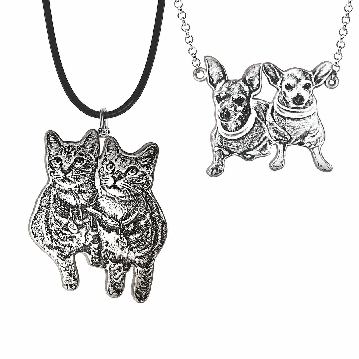 Halo Custom Pet Portrait Necklace