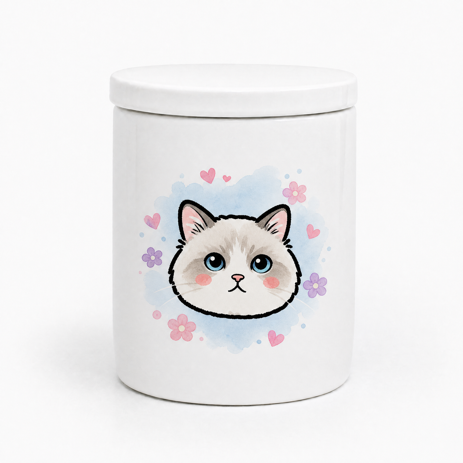 Zora Pet Portrait Keepsake Urn