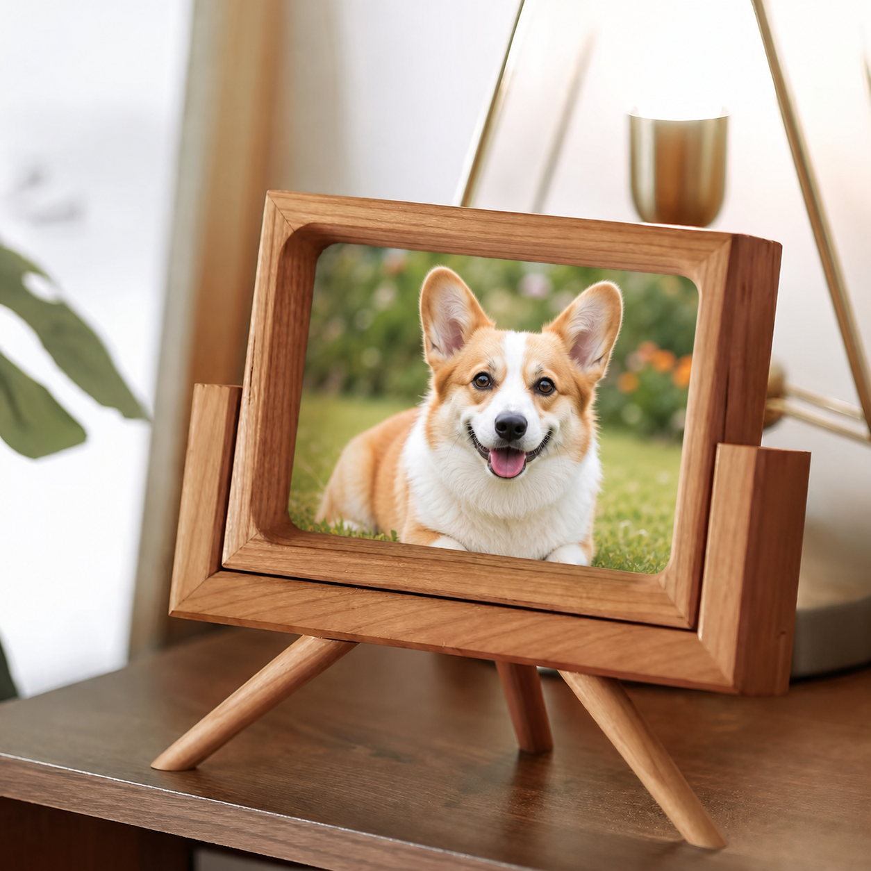 Pawdio Wooden Pet Keepsake Picture Frame